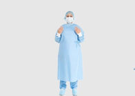 Robes chirurgicales stériles respirables, robe bleue de théâtre d'opération jetable fournisseur