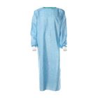 Les anti robes bleues statiques d'isolement, les robes chirurgicales stériles ont tricoté/manchettes de coton fournisseur