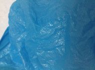 Couvertures jetables de couvre-chaussure de polyéthylène de CPE, couvre-chaussure en plastique bleus avec la surface de relief fournisseur