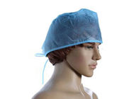 Fabriqué à la main matériel de polypropylène principal jetable de chapeau de chirurgien d'hôpital avec la dentelle fournisseur