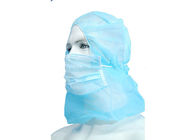 Chapeau de latex et masque jetables libres, barre réglable de nez de couvertures jetables de tête fournisseur