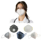 Pelez le masque respiratoire industriel antipoussière du masque FFP2 pliable amical avec la valve fournisseur