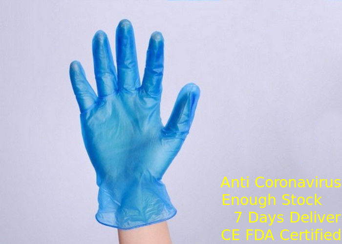 PVC médical jetable 12Mpa de tension pharmaceutique de gants de taille personnalisable fournisseur