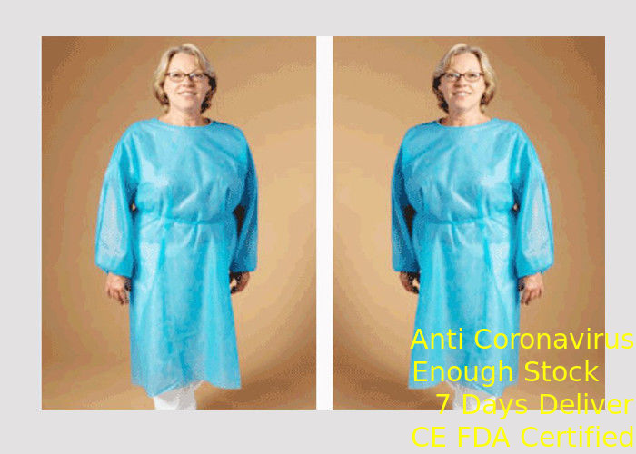 Couture ultrasonique jetable de robe chirurgicale de résistant à l'eau avec la couleur de Customzied fournisseur