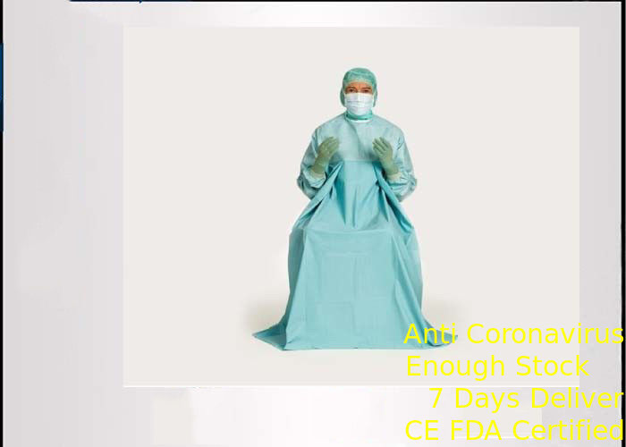 Traction matérielle de manchette de Knit de tissu confortable jetable de robe chirurgicale d'urologie anti- fournisseur