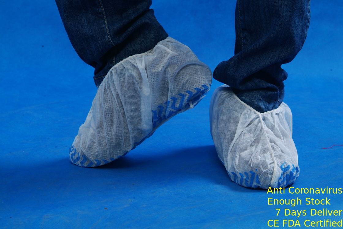 La chaussure jetable hygiénique de protection de plancher couvre respirable pour le lieu de travail de construction fournisseur