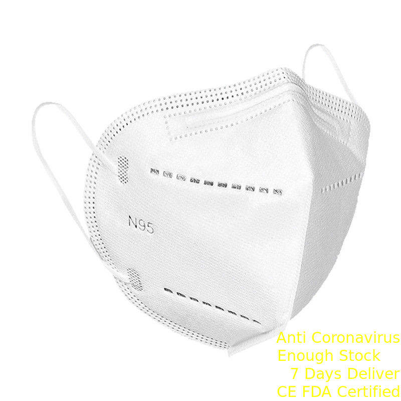 Masque confortable du respirateur FFP2, masque jetable de l'antibactérien N95 fournisseur