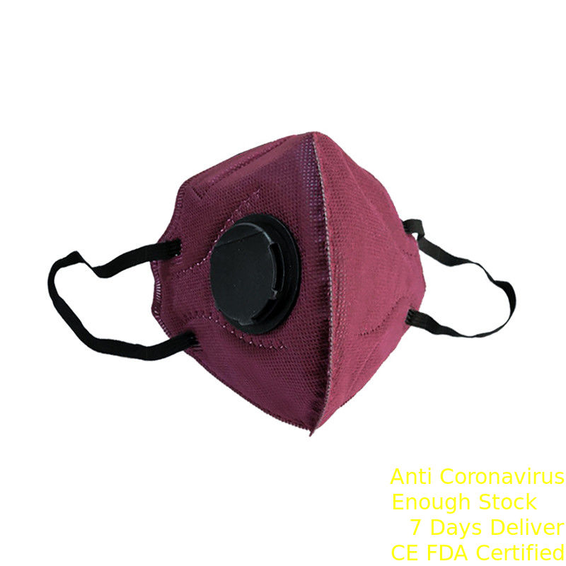 Masque de respiration plat de filtre d'anti de virus pli vertical pliable du masque FFP2 fournisseur