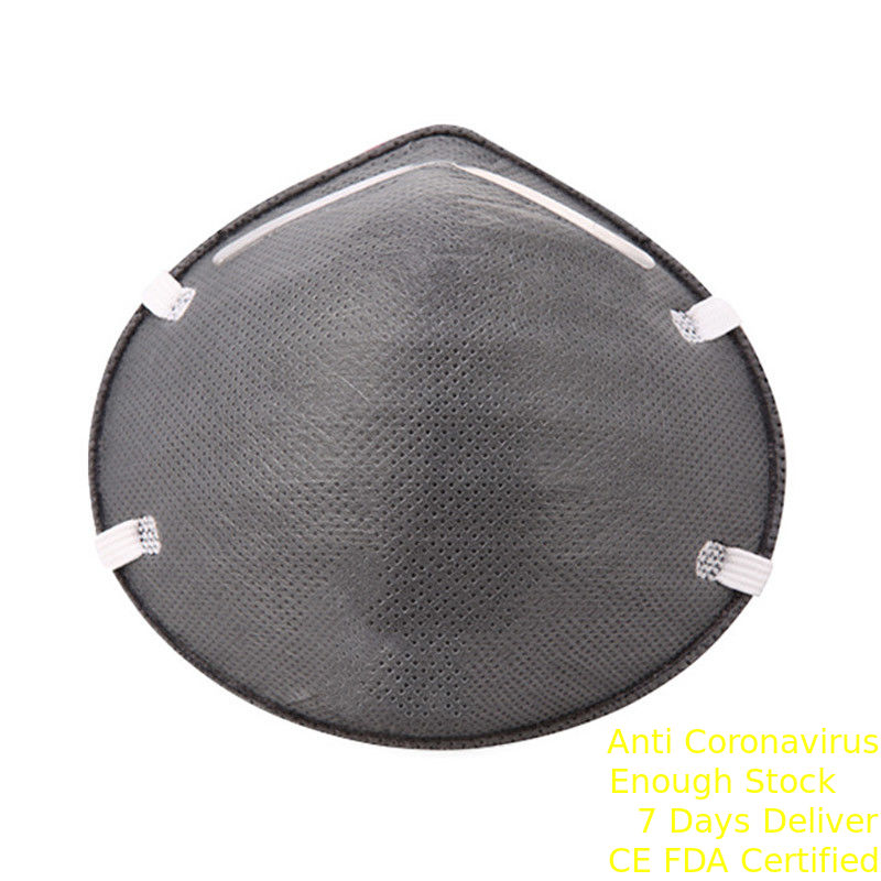 Utilisation industrielle du masque FFP2 jetable, masque particulaire gris de respirateur fournisseur