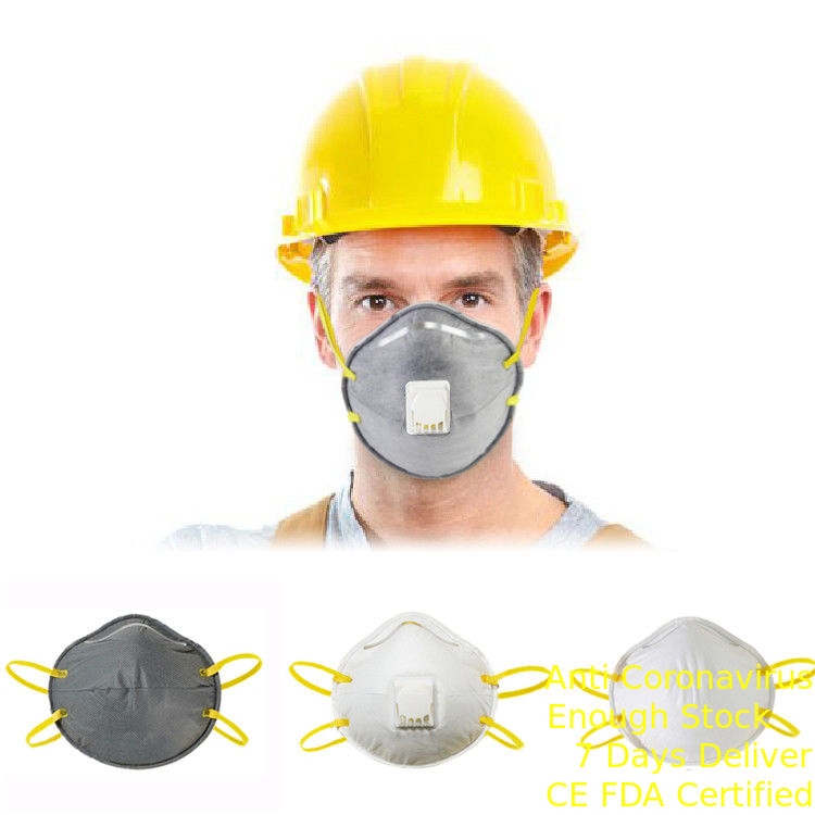 Masque non tissé standard amical de respirateur de tasse de la poussière de la peau N95 FFP2 anti fournisseur