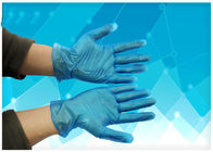 Les gants chirurgicaux bleus de but multi, gants d'examen de vinyle ont saupoudré/poudres libres fournisseur