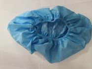 Couvertures jetables de chaussure chirurgicale de preuve de la poussière, couvertures jetables bleu-clair de pied fournisseur