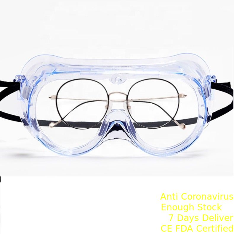Empêchement protecteur de virus de gouttelette de lunettes de sécurité médicales entièrement incluses fournisseur