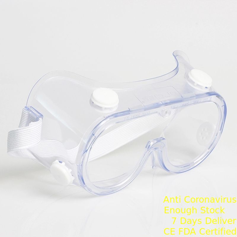 Couleur transparente matérielle de chirurgie de verres de sûreté de PC de PVC jetable pour l'hôpital fournisseur