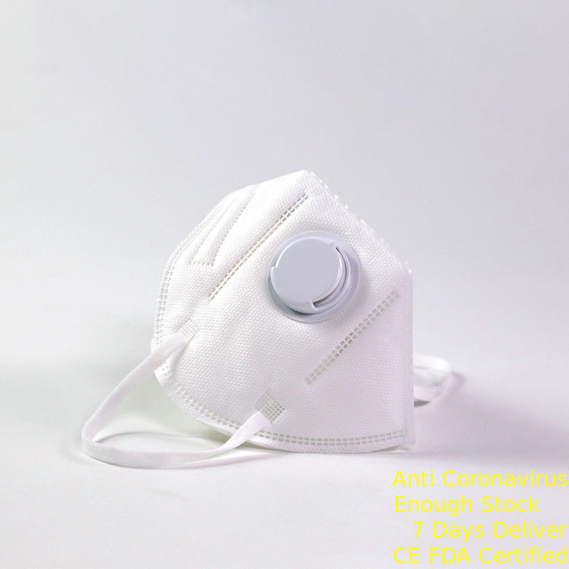 Masque de poussière N95 FFP2 coloré par masque se pliant vertical protection de 4 couches pour l'adulte fournisseur