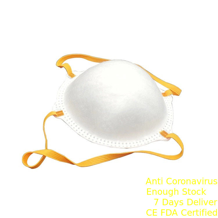 Masque protecteur particulaire formé par tasse jetable de protection de la poussière FFP2 fournisseur